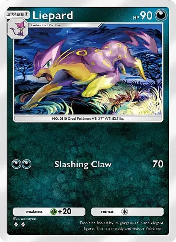 Liepard — Eevee Grove #046 (Pokémon TCG card)