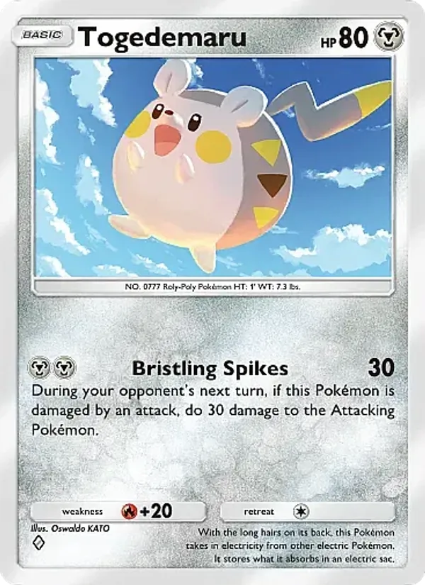 Togedemaru — Eevee Grove #048 (Pokémon TCG card)