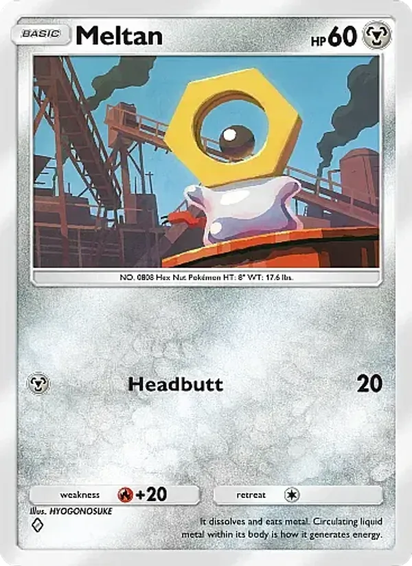 Meltan — Eevee Grove #049 (Pokémon TCG card)
