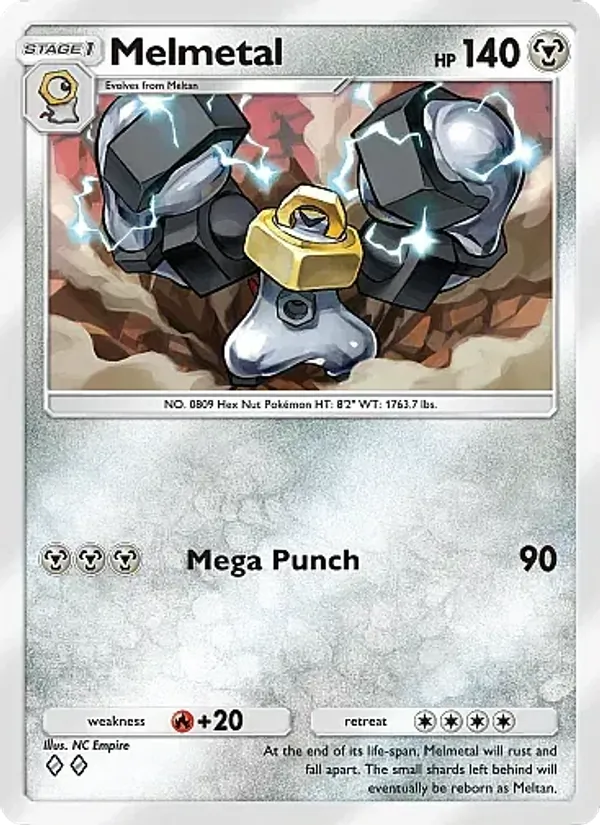 Melmetal — Eevee Grove #050 (Pokémon TCG card)