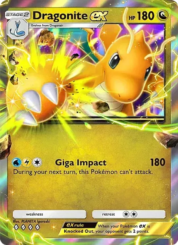Dragonite ex — Eevee Grove #053 (Pokémon TCG card)