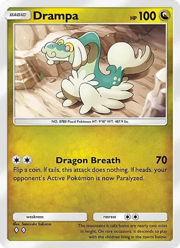Drampa — Eevee Grove #054 (Pokémon TCG card)