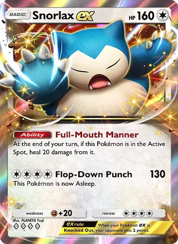 Snorlax ex — Eevee Grove #057 (Pokémon TCG card)