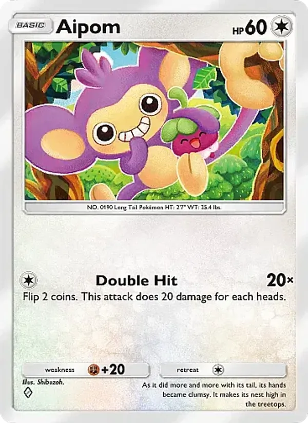 Aipom — Eevee Grove #058 (Pokémon TCG card)