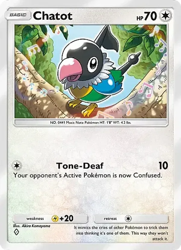 Chatot — Eevee Grove #060 (Pokémon TCG card)