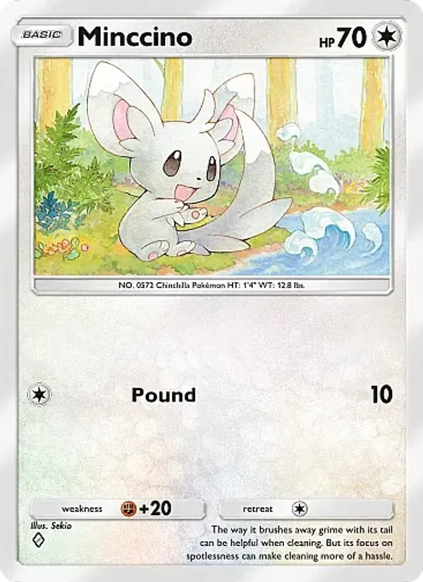 Minccino — Eevee Grove #062 (Pokémon TCG card)