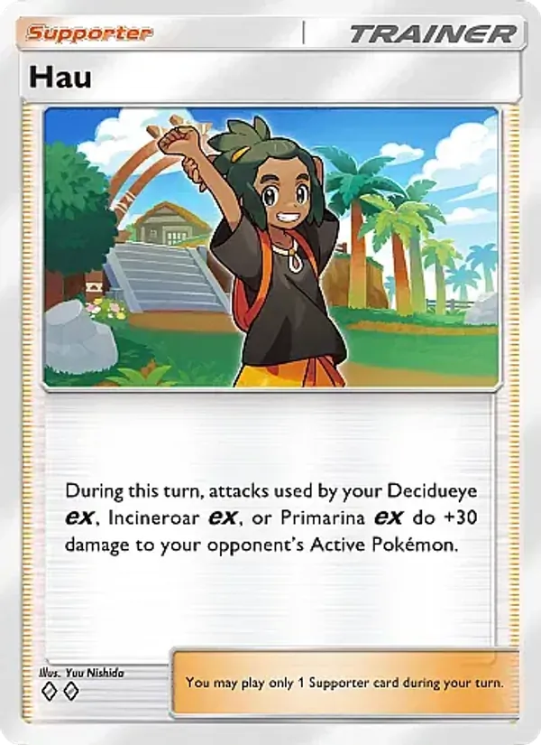 Hau — Eevee Grove #068 (Pokémon TCG card)