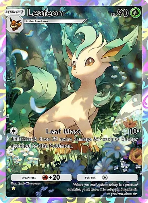 Leafeon — Eevee Grove #070 (Pokémon TCG card)