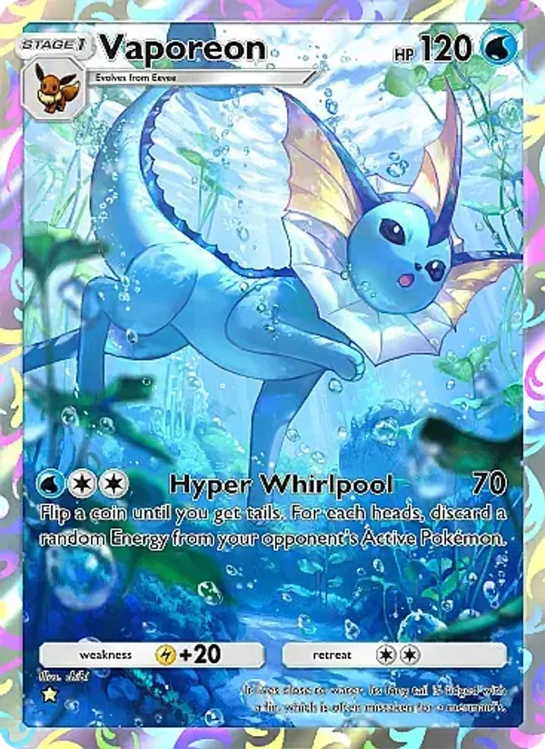 Vaporeon — Eevee Grove #072 (Pokémon TCG card)