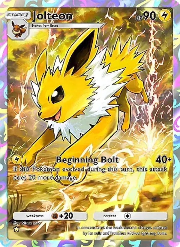 Jolteon — Eevee Grove #074 (Pokémon TCG card)