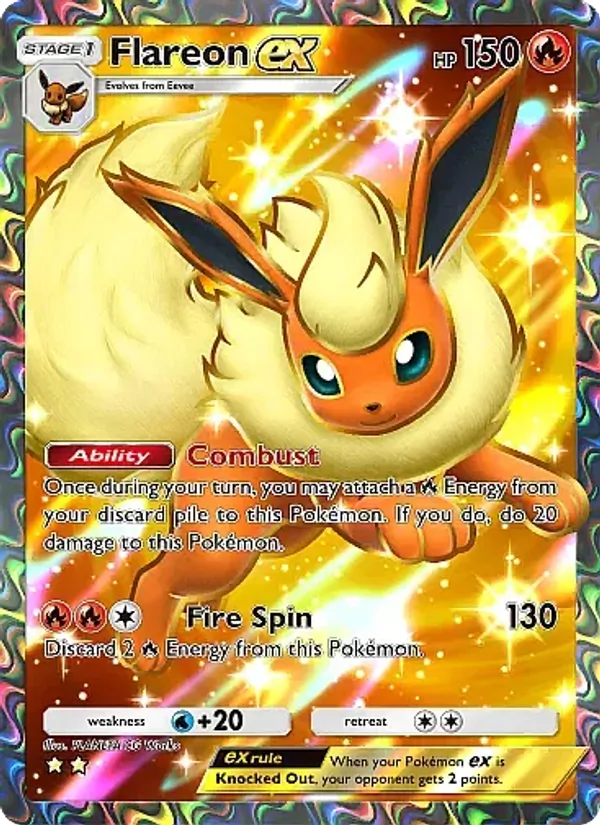Flareon ex — Eevee Grove #079 (Pokémon TCG card)