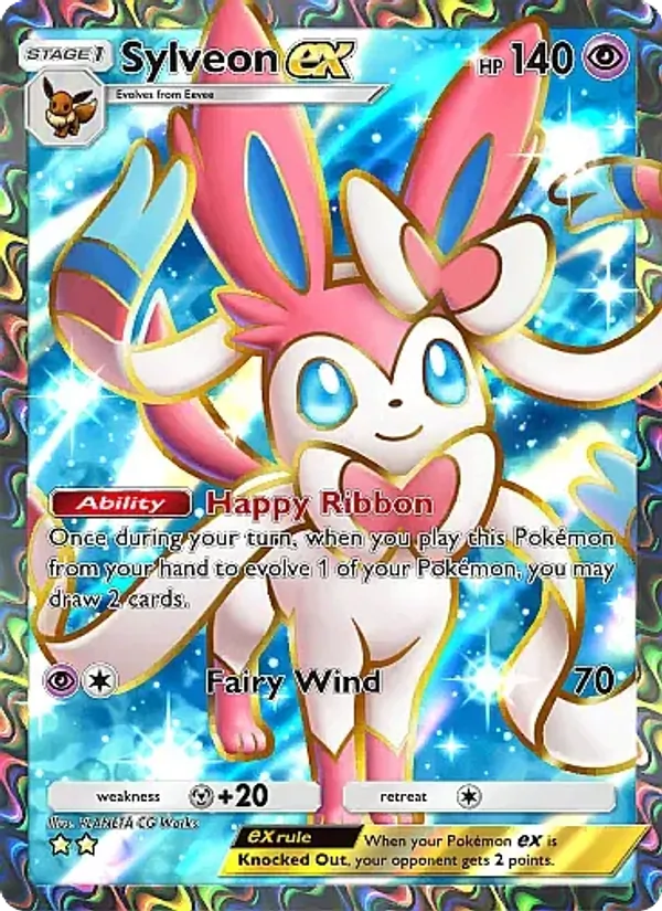 Sylveon ex — Eevee Grove #081 (Pokémon TCG card)