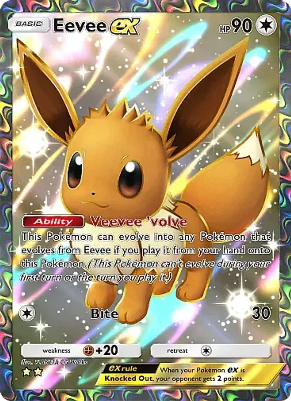 Eevee ex — Eevee Grove #083 (Pokémon TCG card)