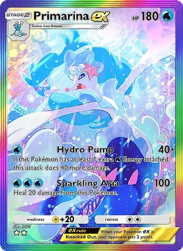 Primarina ex — Eevee Grove #088 (Pokémon TCG card)
