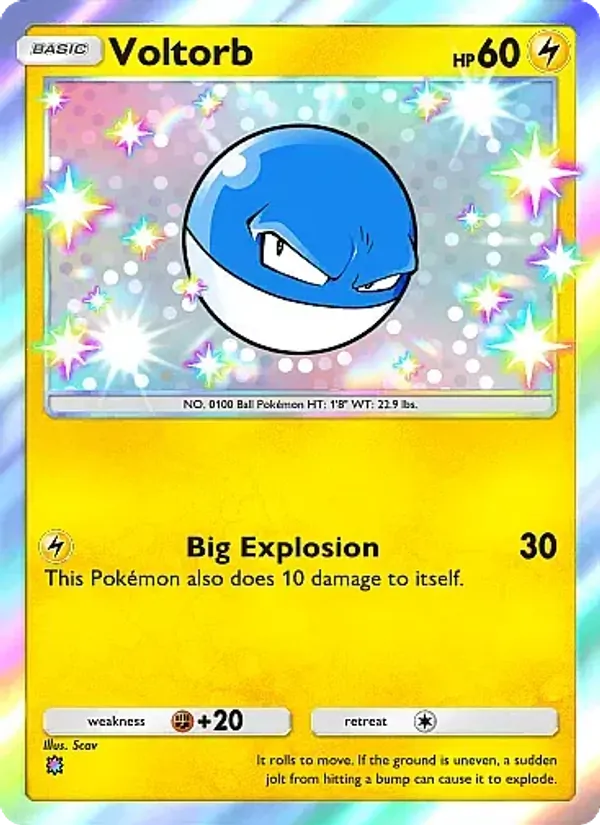 Voltorb — Eevee Grove #095 (Pokémon TCG card)