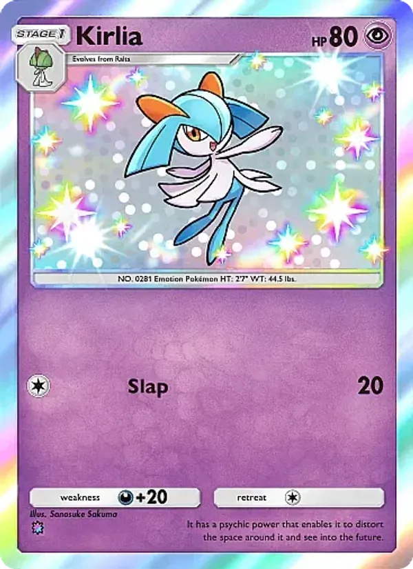 Kirlia — Eevee Grove #098 (Pokémon TCG card)