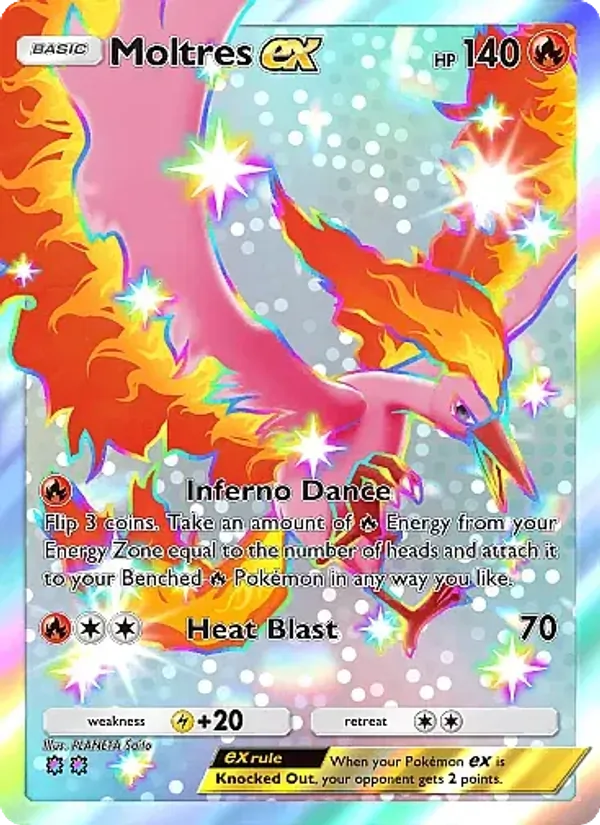 Moltres ex — Eevee Grove #103 (Pokémon TCG card)