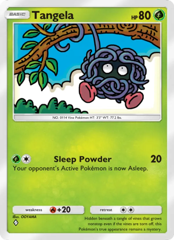 Tangela — Wisdom of Sea and Sky #004 (Pokémon TCG card)