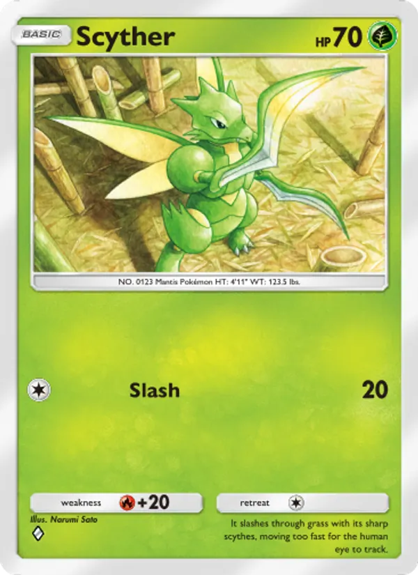 Scyther — Wisdom of Sea and Sky #006 (Pokémon TCG card)