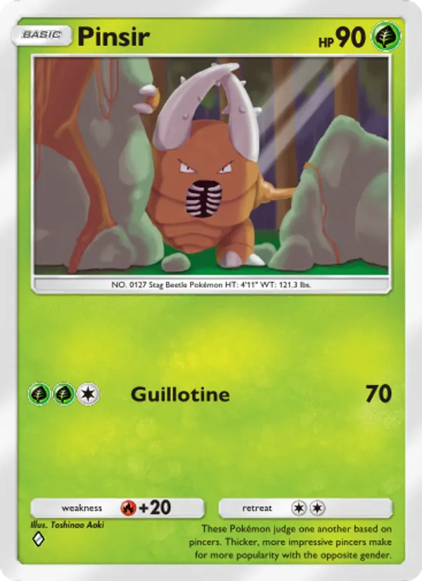 Pinsir — Wisdom of Sea and Sky #007 (Pokémon TCG card)
