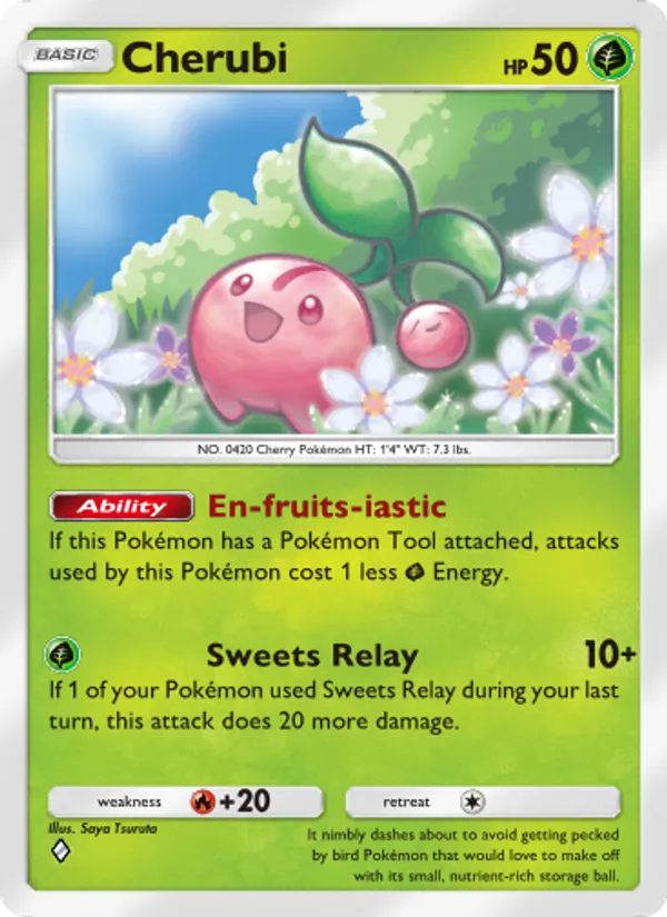 Cherubi — Wisdom of Sea and Sky #023 (Pokémon TCG card)