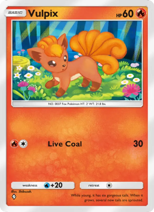 Vulpix — Wisdom of Sea and Sky #025 (Pokémon TCG card)