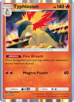 Typhlosion (Wisdom of Sea and Sky #029)