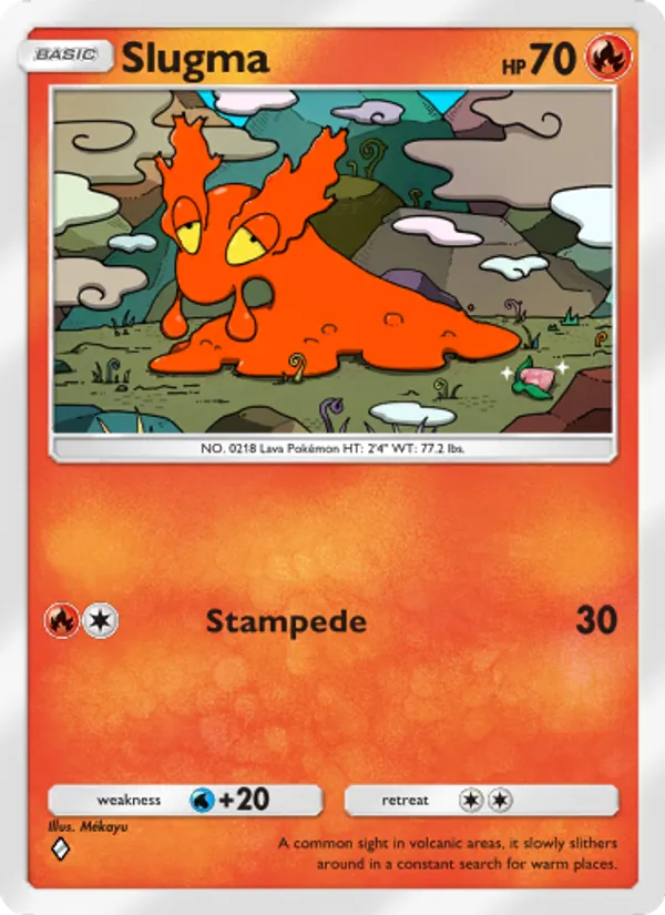 Slugma — Wisdom of Sea and Sky #030 (Pokémon TCG card)