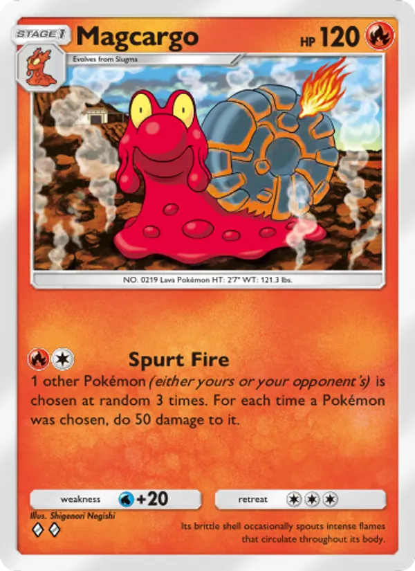 Magcargo — Wisdom of Sea and Sky #031 (Pokémon TCG card)