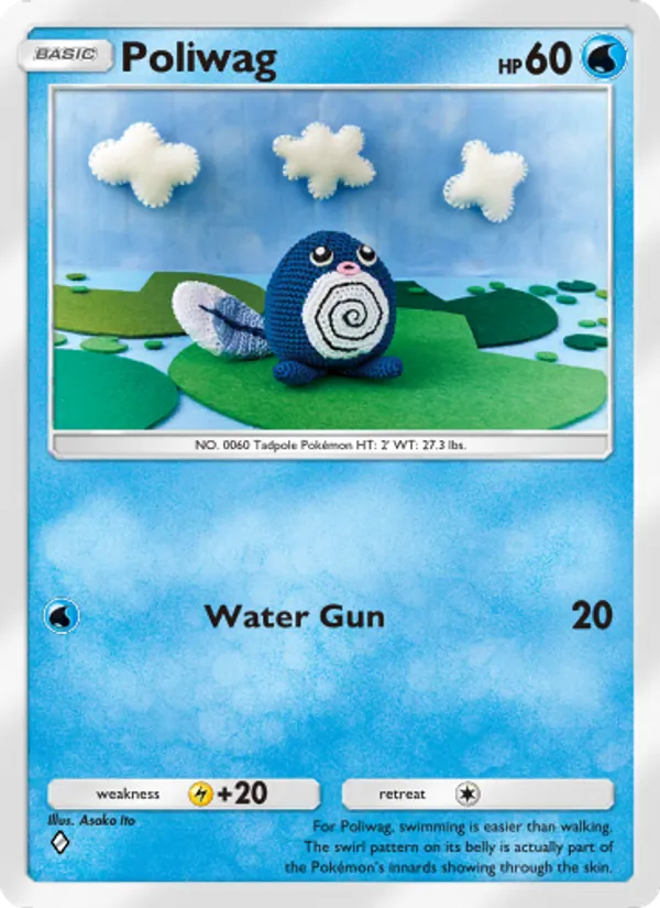 Poliwag — Wisdom of Sea and Sky #038 (Pokémon TCG card)