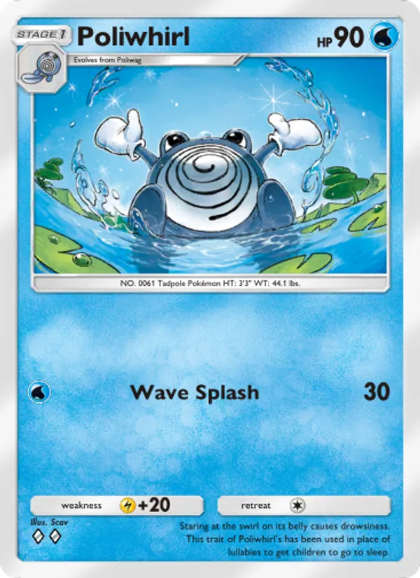 Poliwhirl — Wisdom of Sea and Sky #039 (Pokémon TCG card)