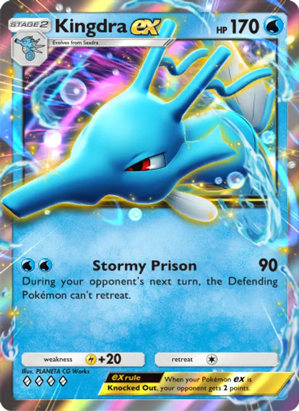 Kingdra ex — Wisdom of Sea and Sky #043 (Pokémon TCG card)