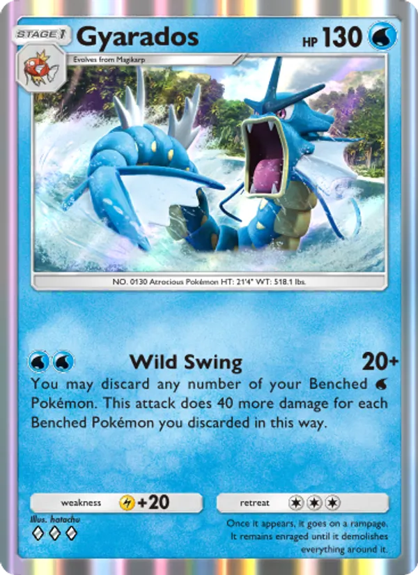 Gyarados — Wisdom of Sea and Sky #045 (Pokémon TCG card)