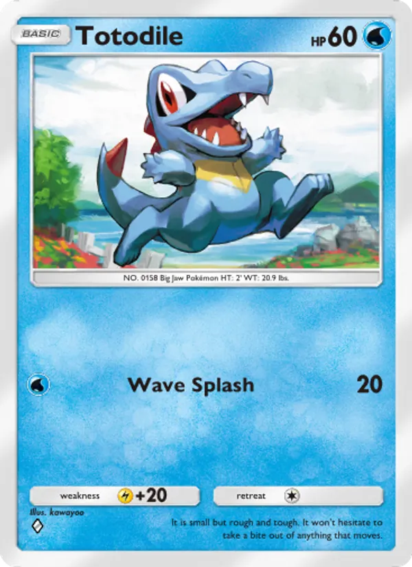 Totodile — Wisdom of Sea and Sky #046 (Pokémon TCG card)