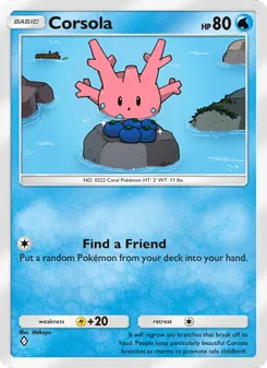 Corsola (Wisdom of Sea and Sky #054)