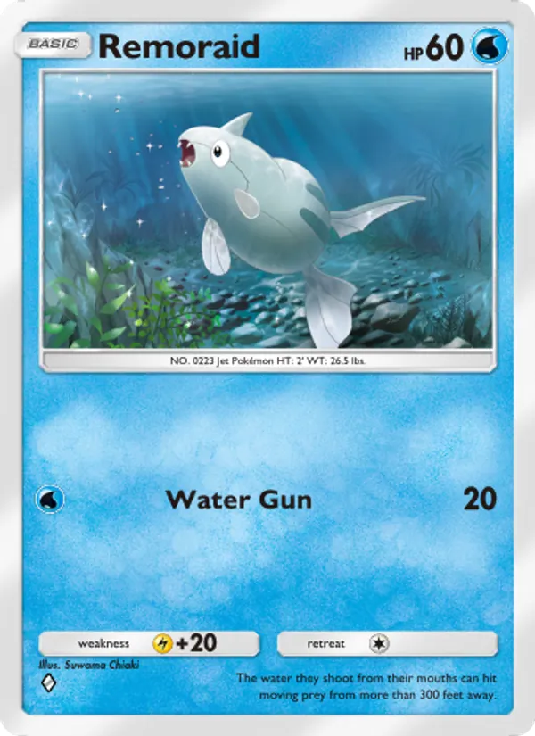 Remoraid — Wisdom of Sea and Sky #055 (Pokémon TCG card)
