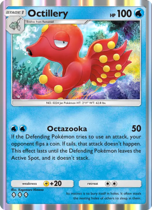 Octillery — Wisdom of Sea and Sky #056 (Pokémon TCG card)