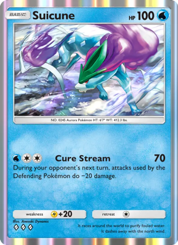 Suicune — Wisdom of Sea and Sky #059 (Pokémon TCG card)