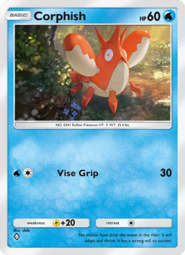 Corphish — Wisdom of Sea and Sky #060 (Pokémon TCG card)