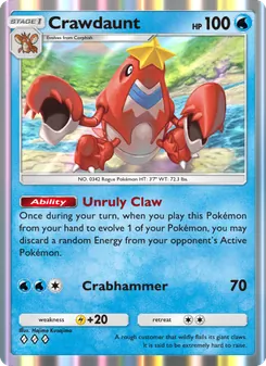 Crawdaunt (Wisdom of Sea and Sky #061)
