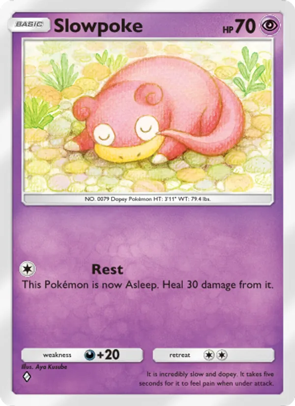 Slowpoke — Wisdom of Sea and Sky #073 (Pokémon TCG card)