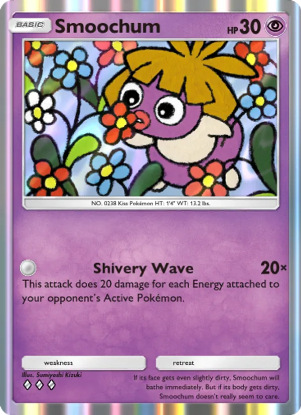 Smoochum — Wisdom of Sea and Sky #075 (Pokémon TCG card)