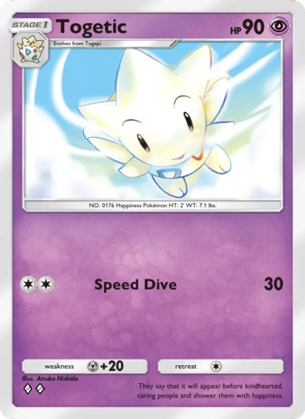 Togetic — Wisdom of Sea and Sky #079 (Pokémon TCG card)