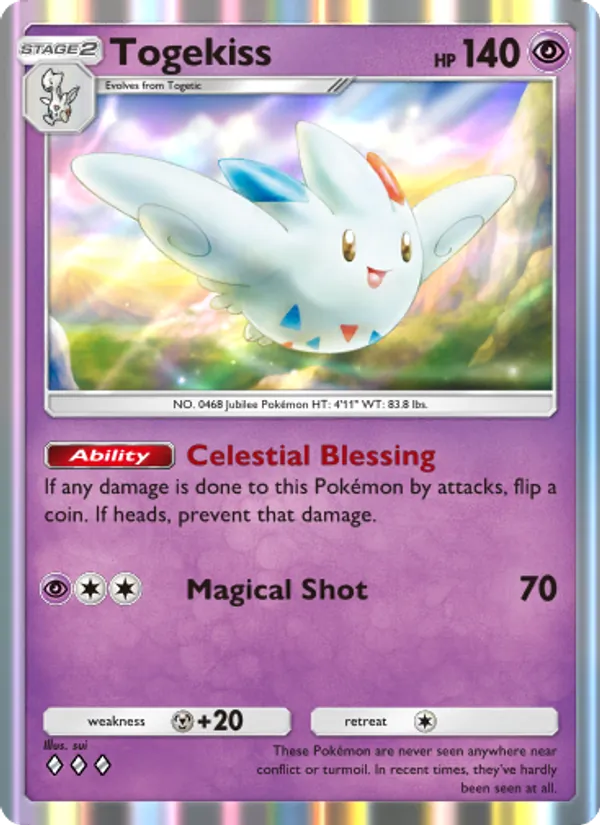Togekiss — Wisdom of Sea and Sky #080 (Pokémon TCG card)