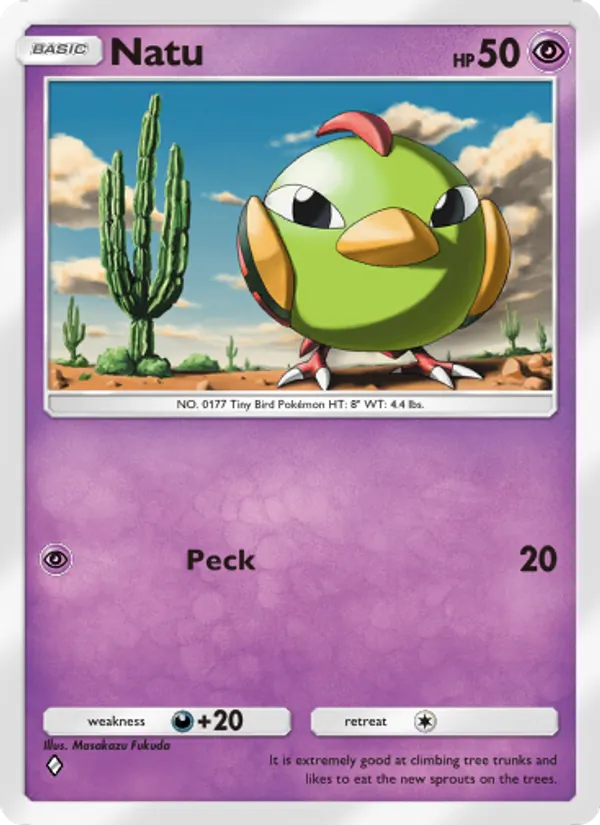 Natu — Wisdom of Sea and Sky #081 (Pokémon TCG card)