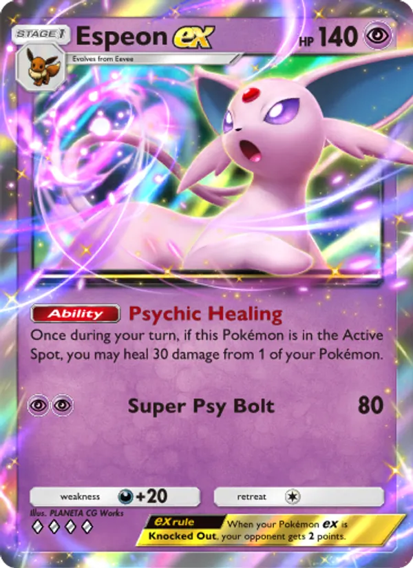 Espeon ex — Wisdom of Sea and Sky #083 (Pokémon TCG card)
