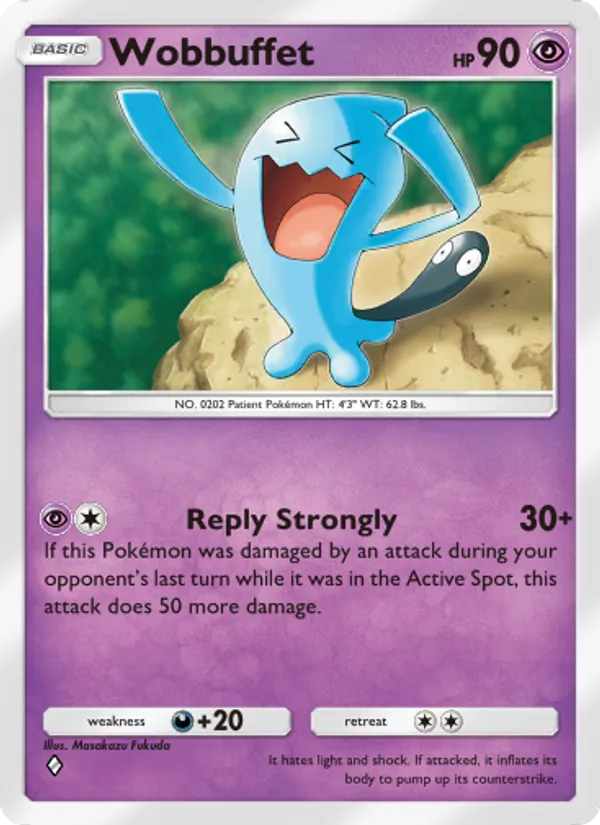 Wobbuffet — Wisdom of Sea and Sky #086 (Pokémon TCG card)