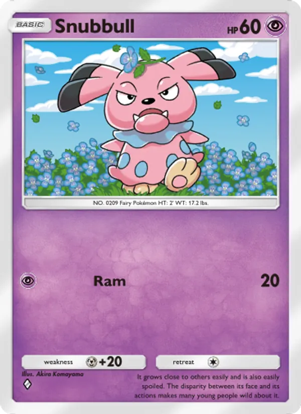 Snubbull — Wisdom of Sea and Sky #088 (Pokémon TCG card)