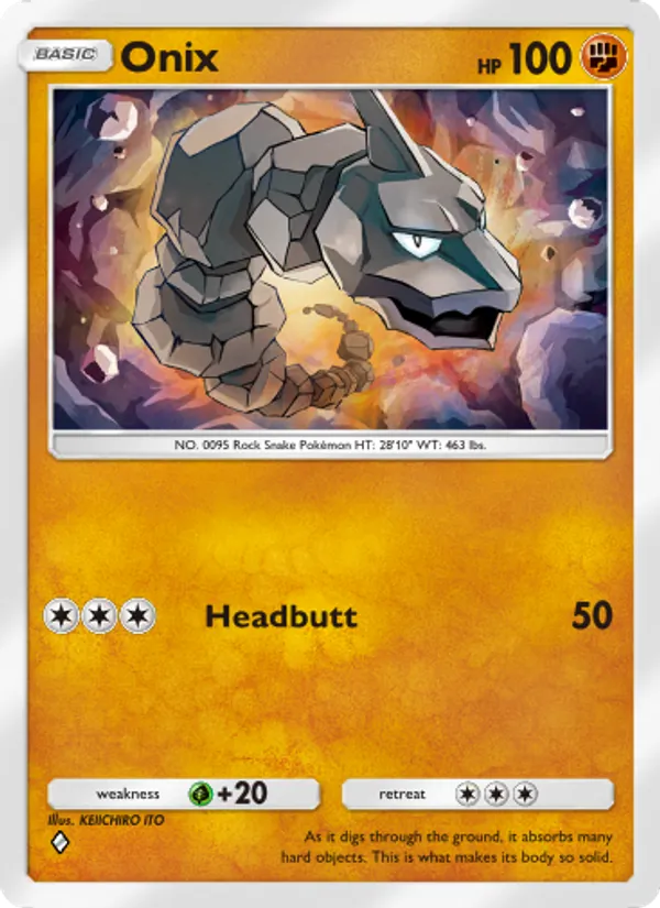Onix — Wisdom of Sea and Sky #092 (Pokémon TCG card)