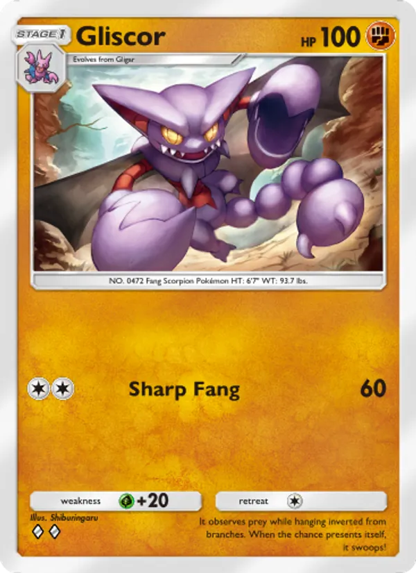 Gliscor — Wisdom of Sea and Sky #095 (Pokémon TCG card)